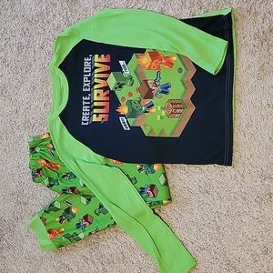 Minecraft Kids pajama set